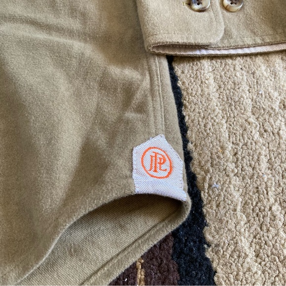 J.L. Powell Sporting Life Heavy Cotton Green Button Shirt Jacket Men's Size 2XL - Picture 3 of 10